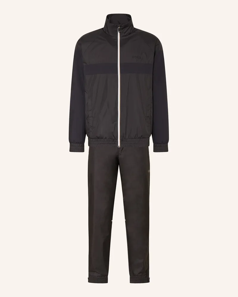 HUGO BOSS Trainingsanzug T-Match schwarz Schwarz