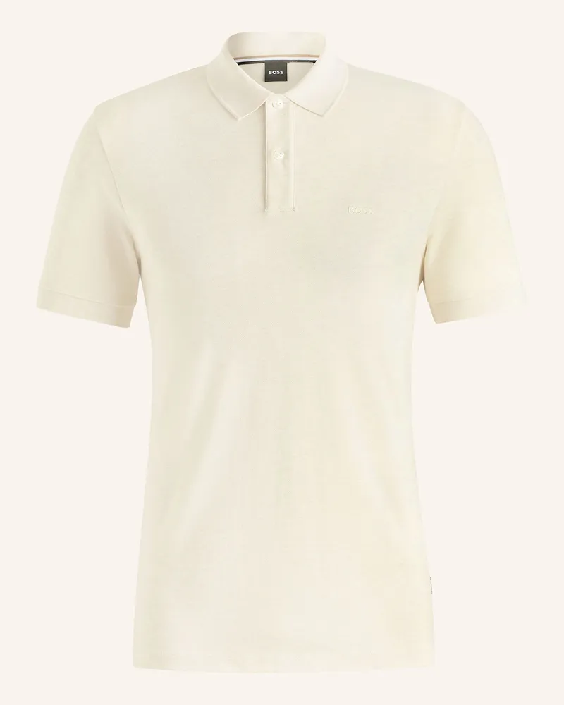 HUGO BOSS Piqué-Poloshirt PALLAS Regular Fit Creme