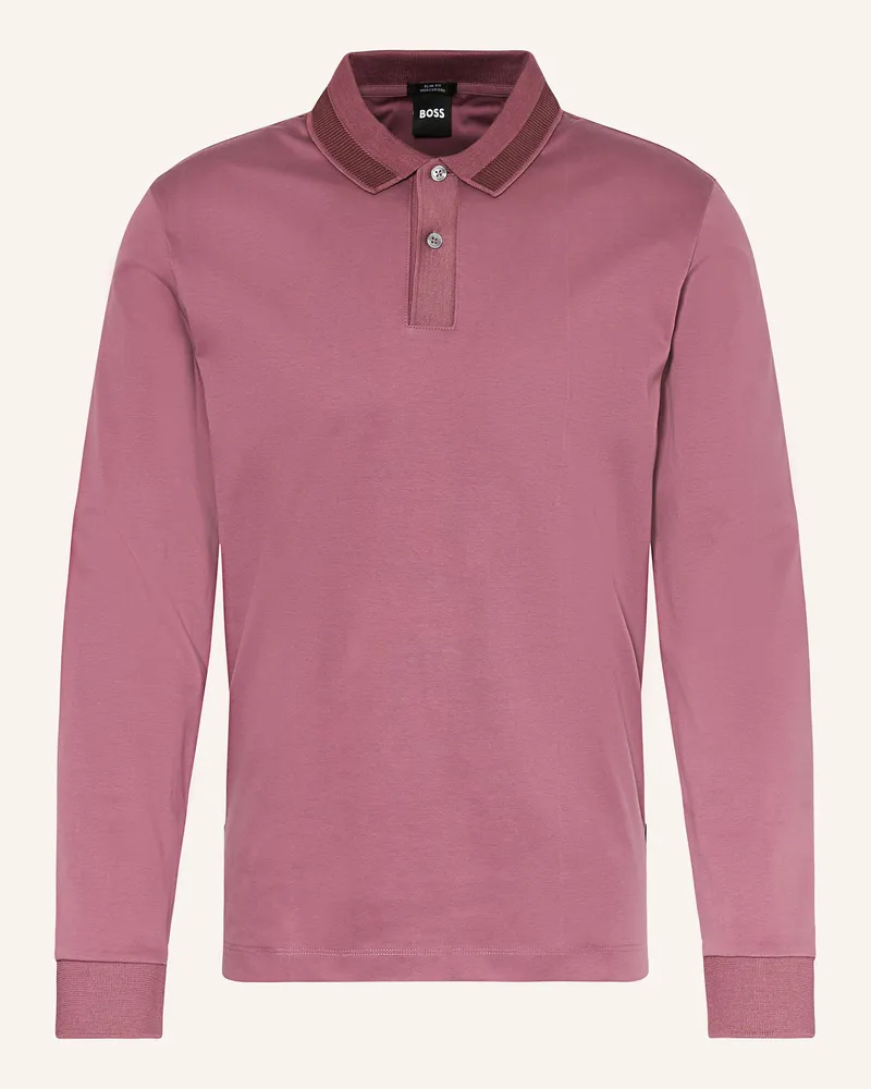 HUGO BOSS Jersey-Poloshirt PLEINS Lila