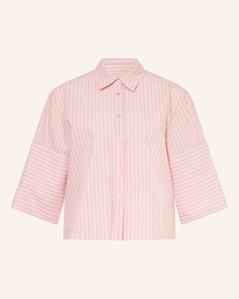 Emily van den Bergh Hemdbluse Mit 3/4-Arm pink Creme