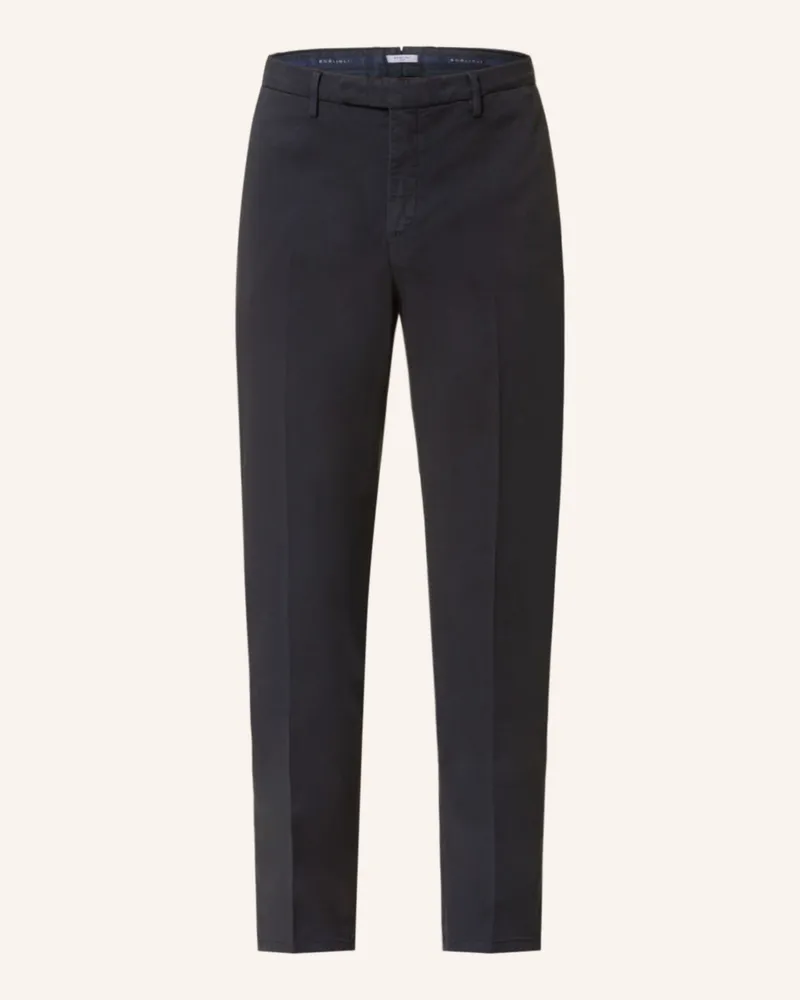 Boglioli Anzughose Slim Fit Dunkelblau