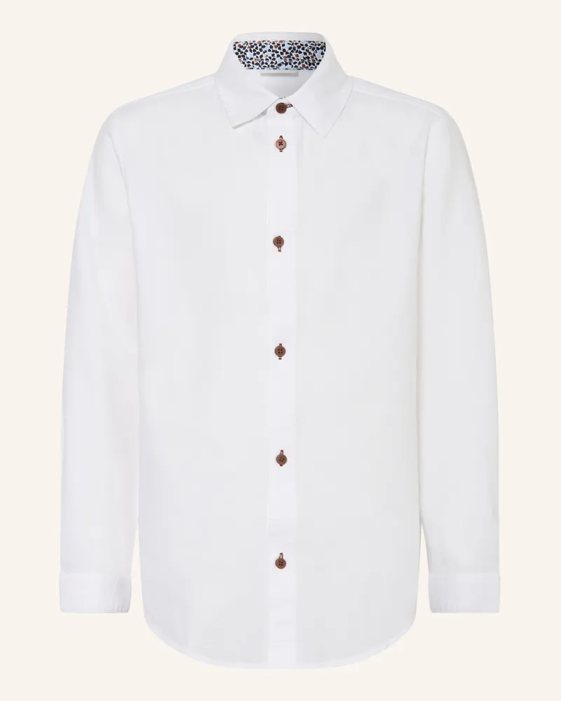 S.Oliver Hemd weiss Weiss