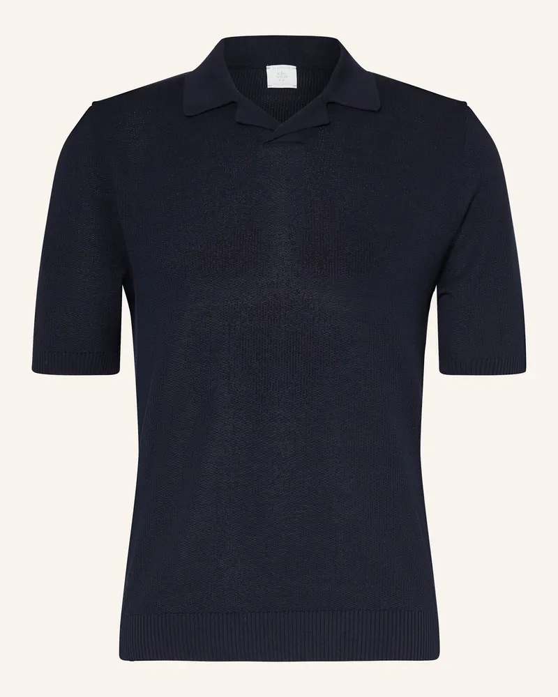 Eleventy Strickshirt Dunkelblau