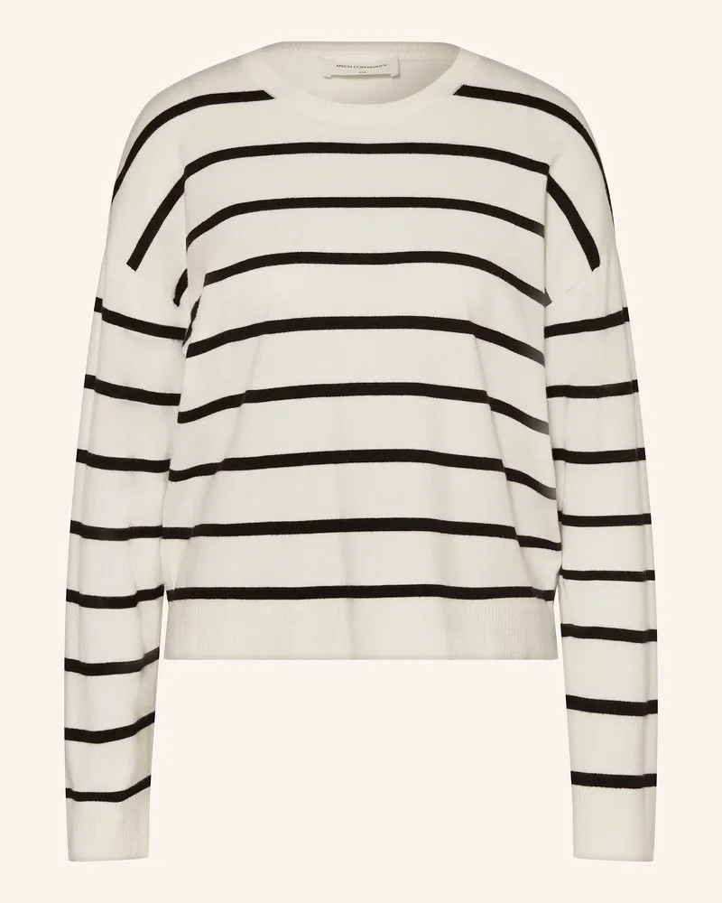 MOSS COPENHAGEN Pullover Mschmaura Rachelle weiss Schwarz