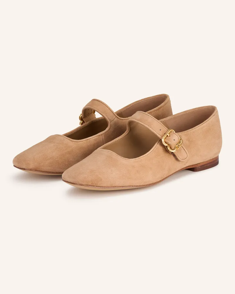 Sam Edelman Mary-Jane-Ballerinas Michaela braun Camel