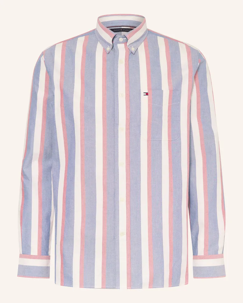 Tommy Hilfiger Oxfordhemd Comfort Fit rot Blau
