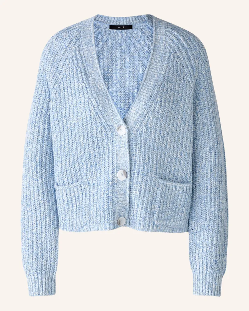 Oui  Strickjacke LAFONYA Blau