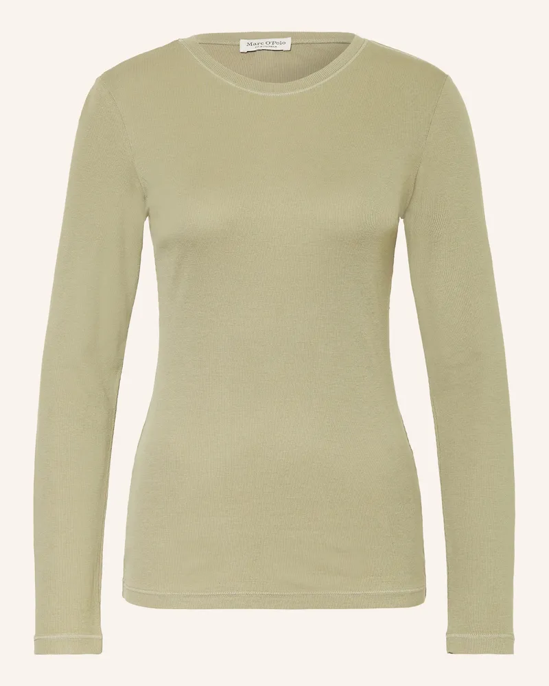 Marc O'Polo Longsleeve gruen Oliv