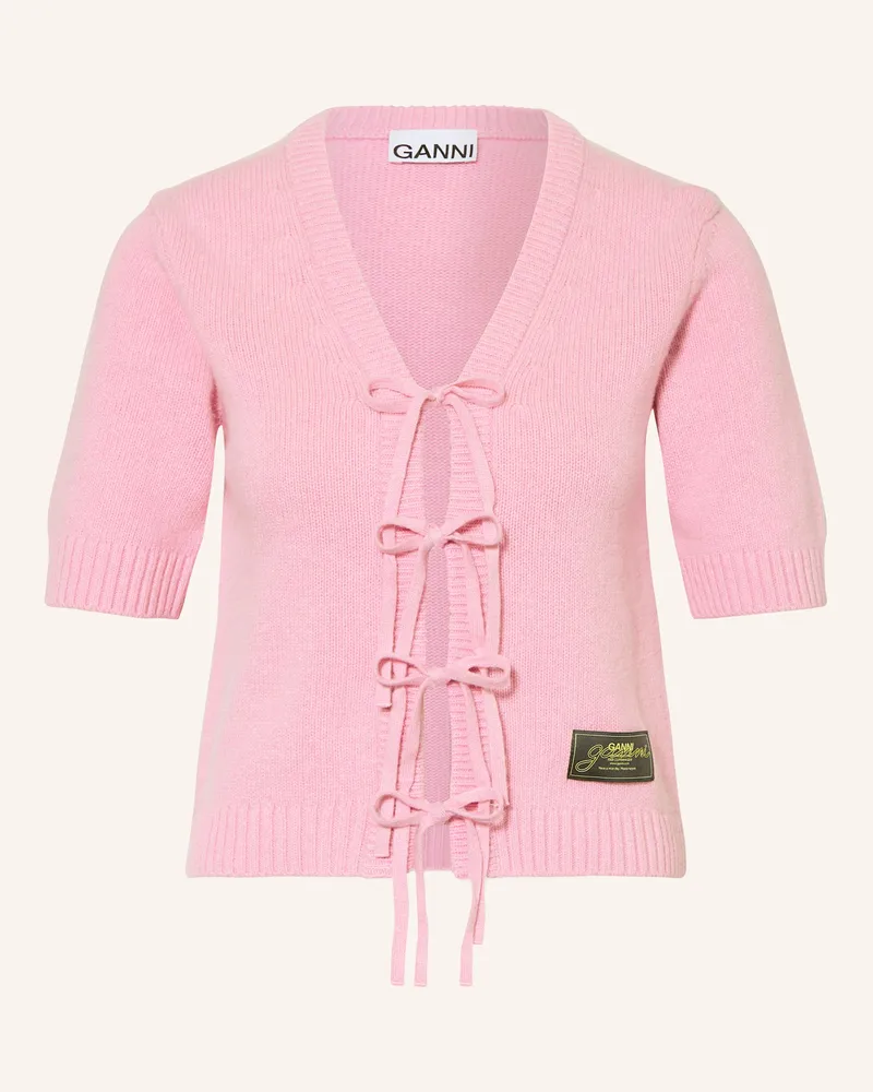 Ganni Strickhülle Future pink Rosa