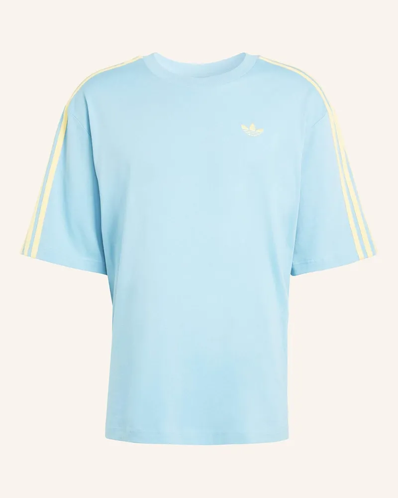 adidas Oversized-Shirt 3-Streifen blau Blau
