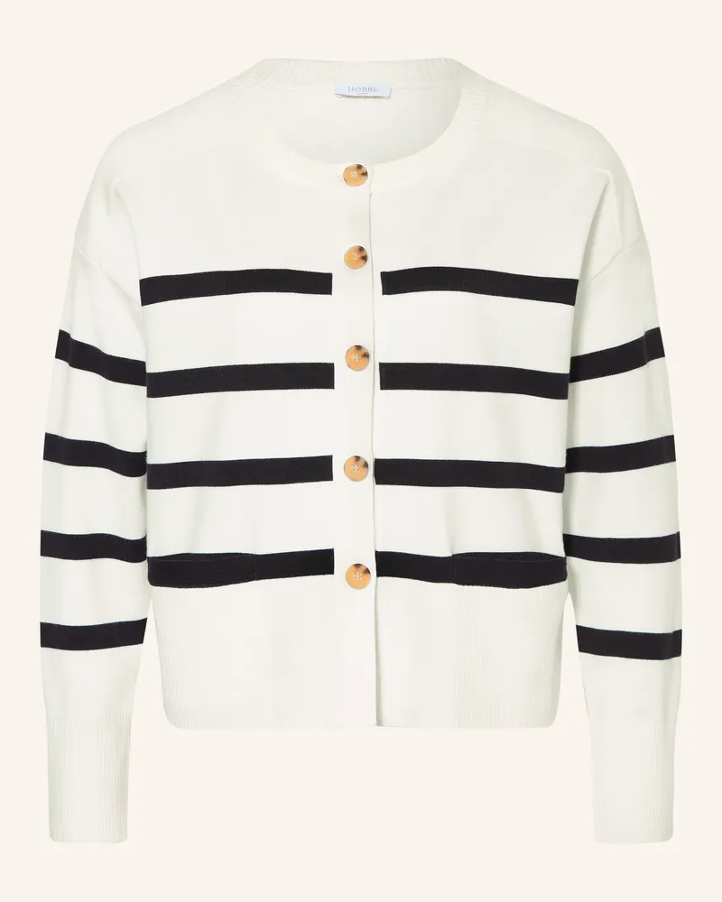 HOBBS London Strickjacke Megan weiss Weiss