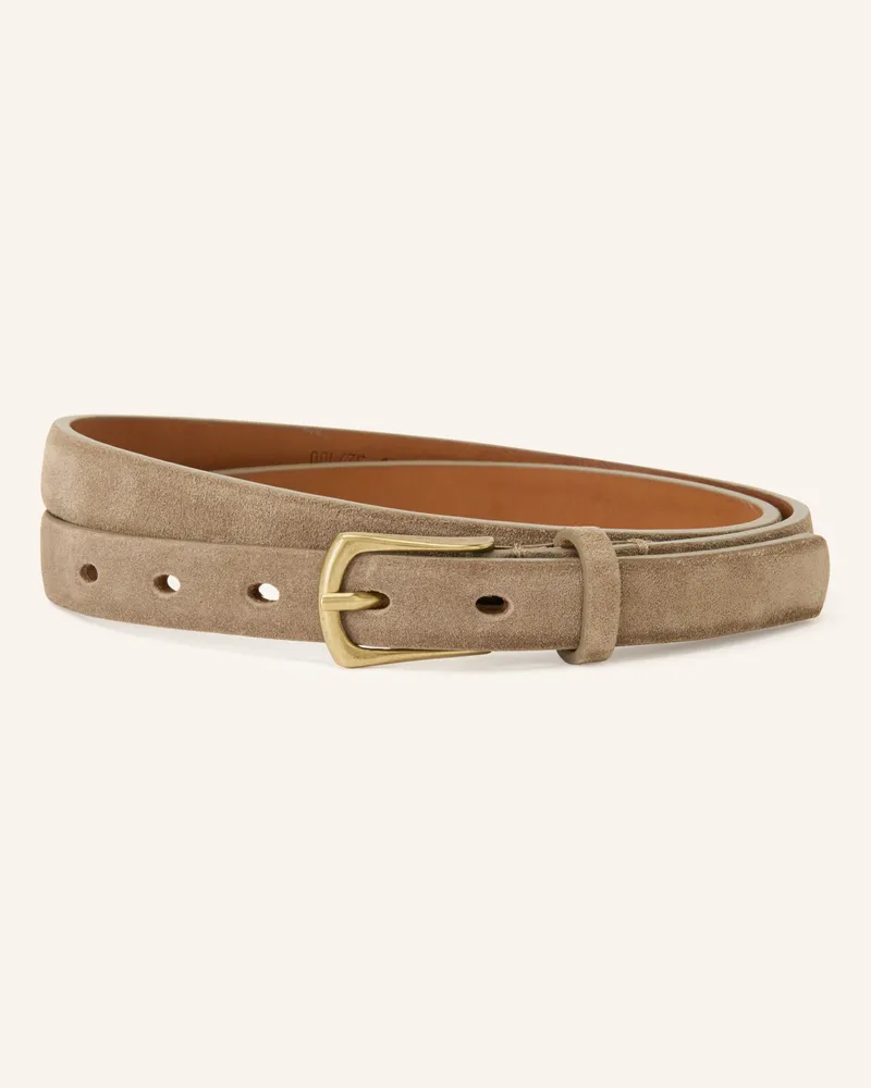 Reptile's House Ledergürtel beige Camel