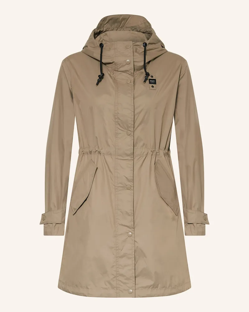 Blauer Regenmantel EMERY Beige