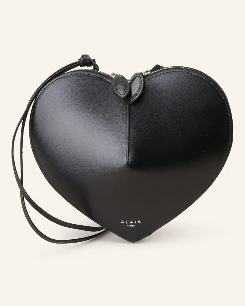 Alaïa Umhängetasche Le Coeur schwarz Schwarz
