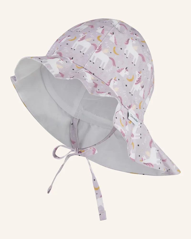 Sterntaler Sonnenhut Einhörner lila Lila