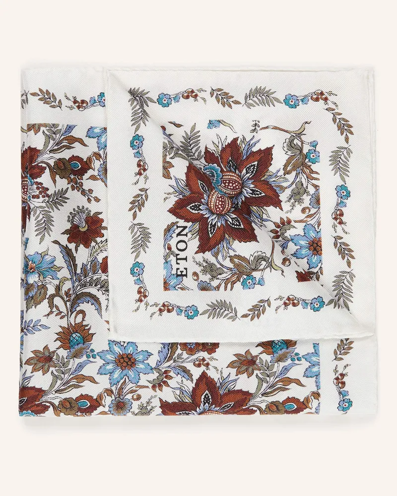 Eton Einstecktuch aus Seide Weiss