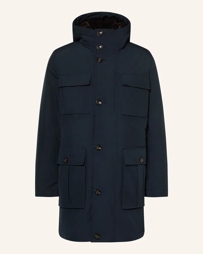Bugatti Parka blau Dunkelblau