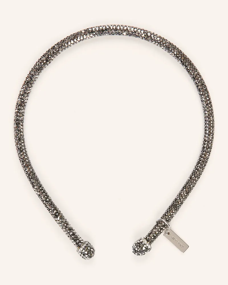 Etro Haarreif Mit Schmucksteinen blau Silber