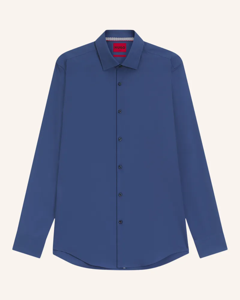 HUGO BOSS Business Hemd KOEY Slim Fit Blau