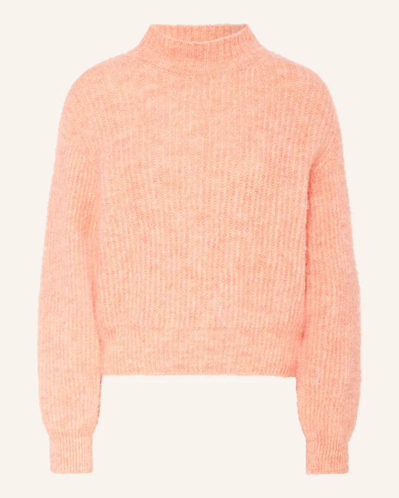 American Vintage Pullover mit Alpaka Hellorange