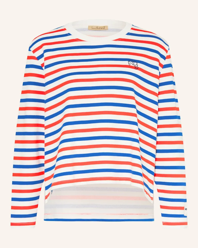 Smith & Soul Sweatshirt blau Weiss