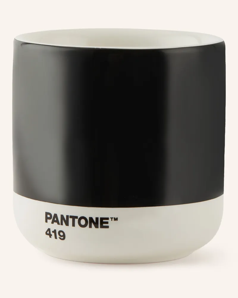 Pantone Universe Thermobecher Cortado schwarz Schwarz