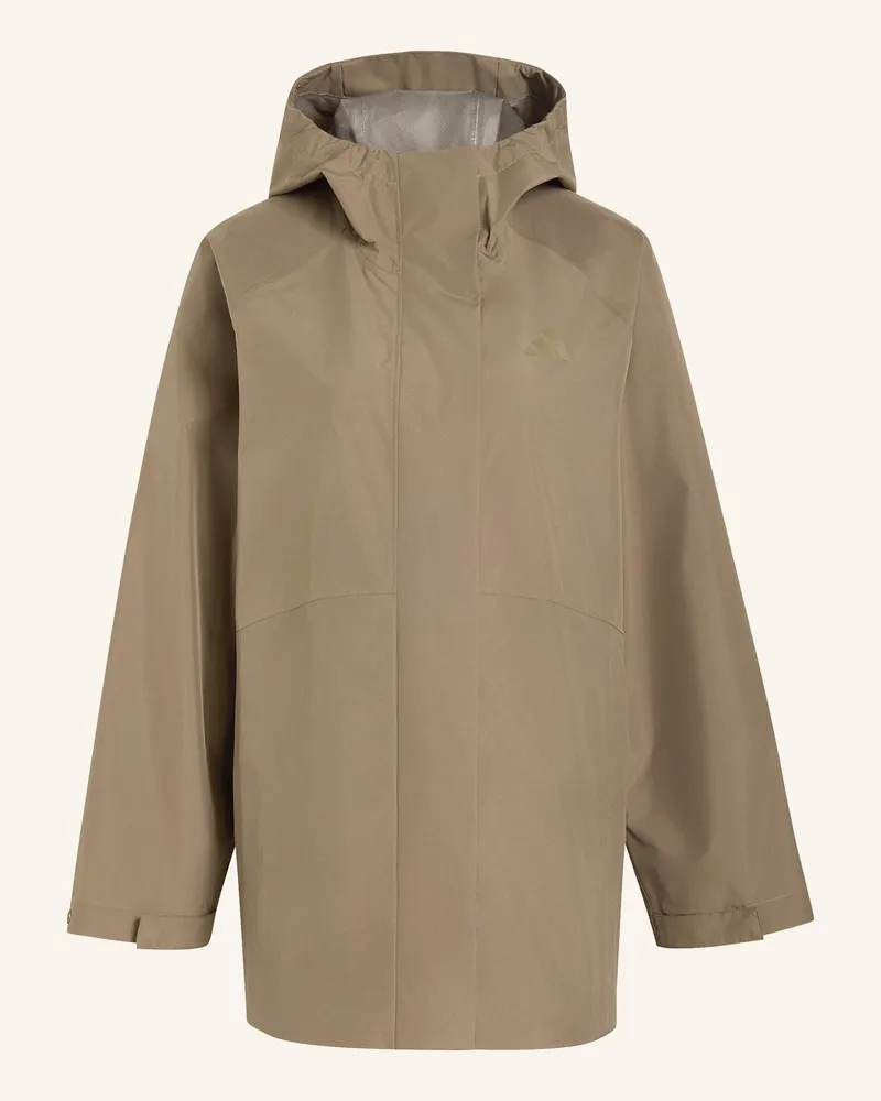 adidas Essentials Rain Parka schwarz Schwarz