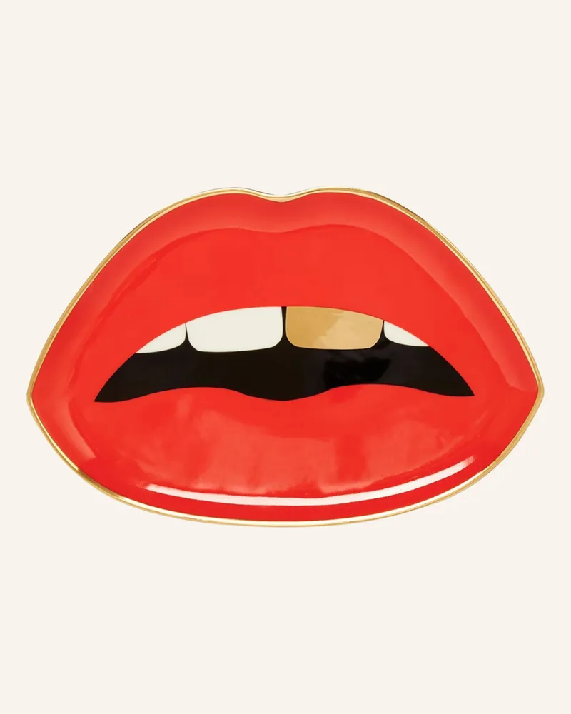 Jonathan Adler Schale LIPS TRINKET Rot