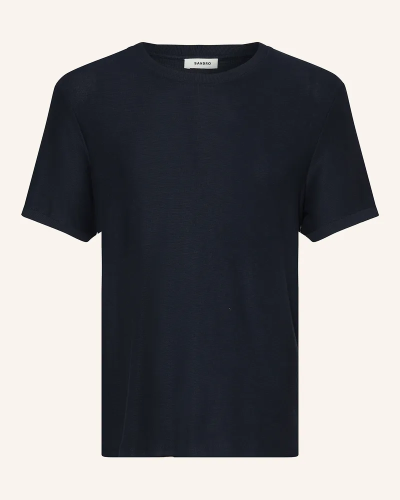 Sandro Strickshirt Dunkelblau