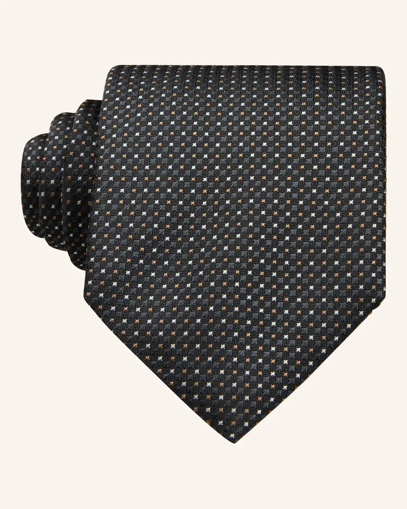 HUGO BOSS Krawatte H-TIE 7 Schwarz