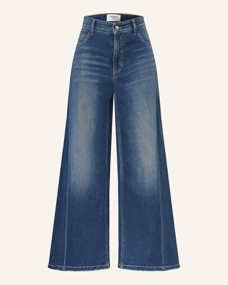 Cambio Straight Jeans Palazzo blau 5055