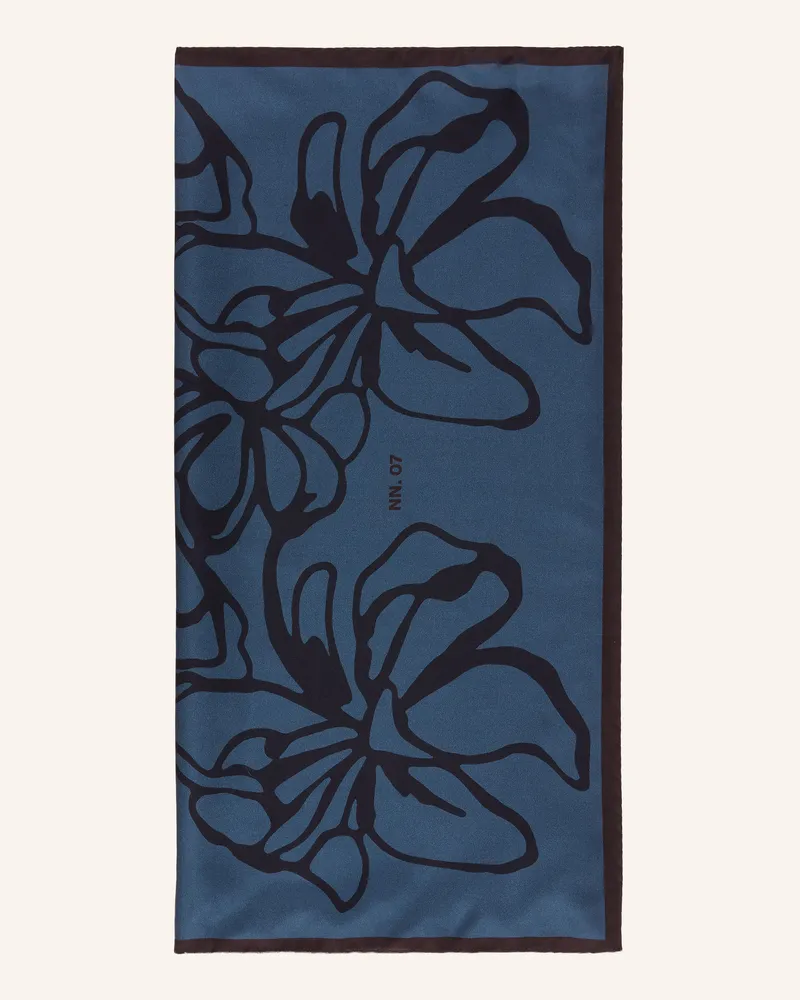NN 07 Seidentuch grau Blau