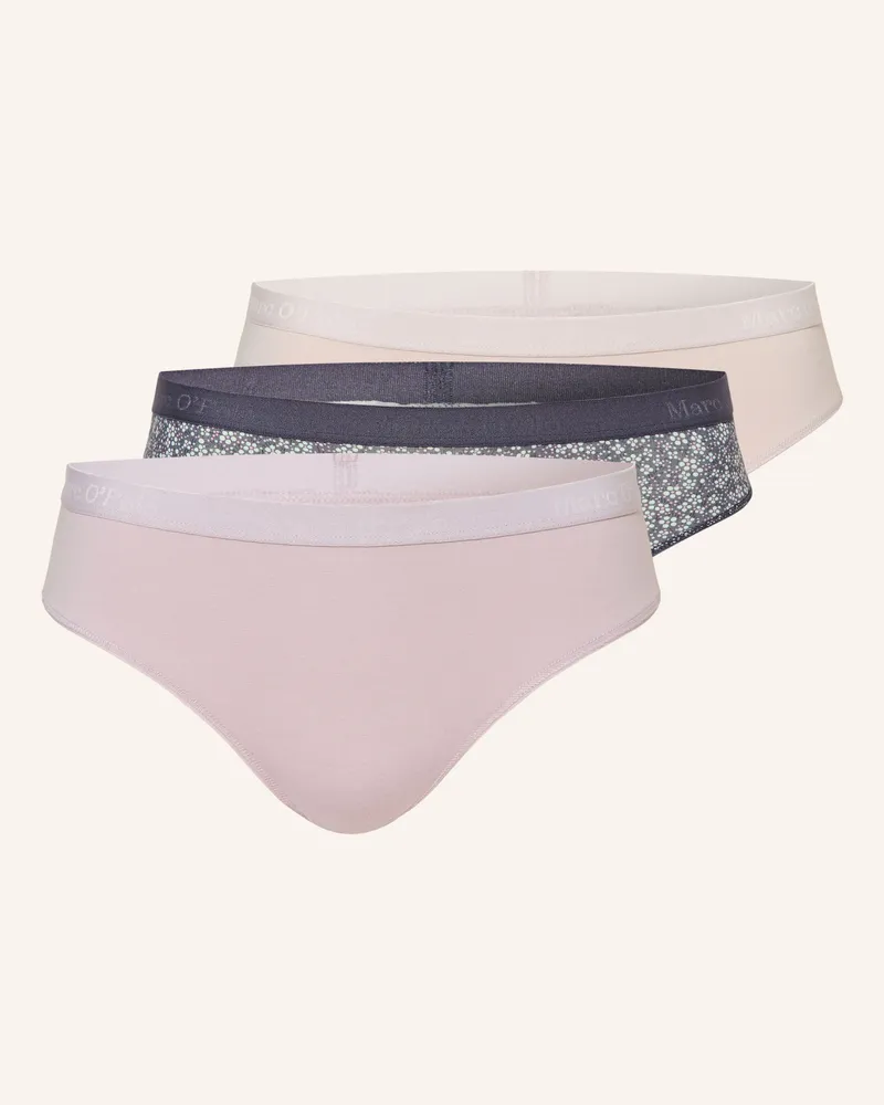 Marc O'Polo 3er-Pack Slips blau Blau