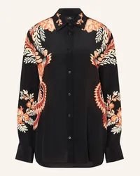 Etro Hemdbluse aus Seide Schwarz