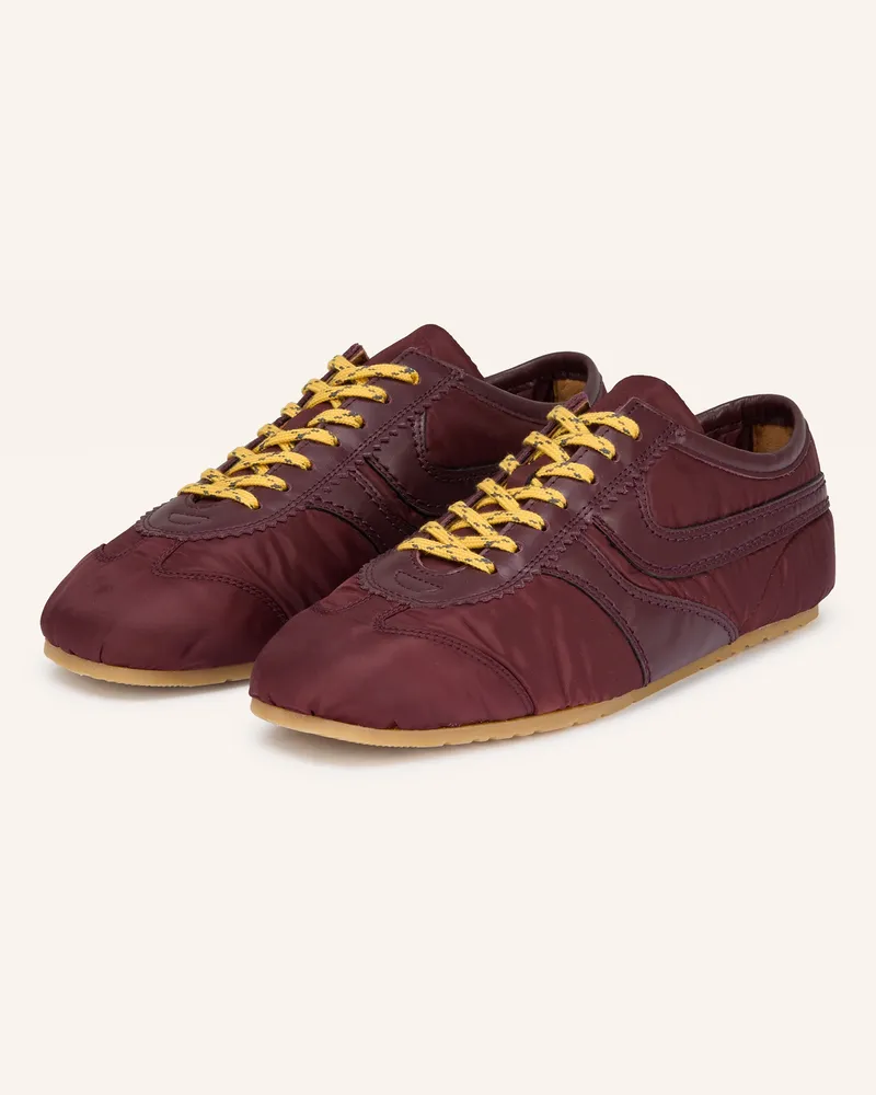 Dries van Noten Sneaker Dunkelrot