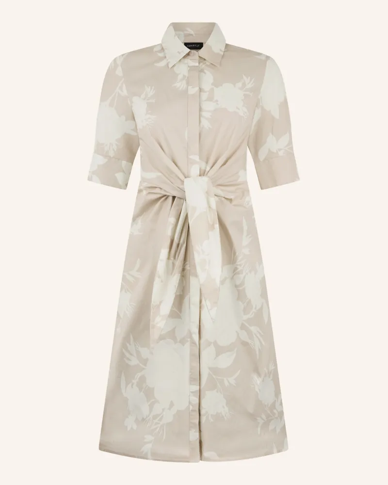 Apart Kurzes Bedrucktes Kleid beige Beige