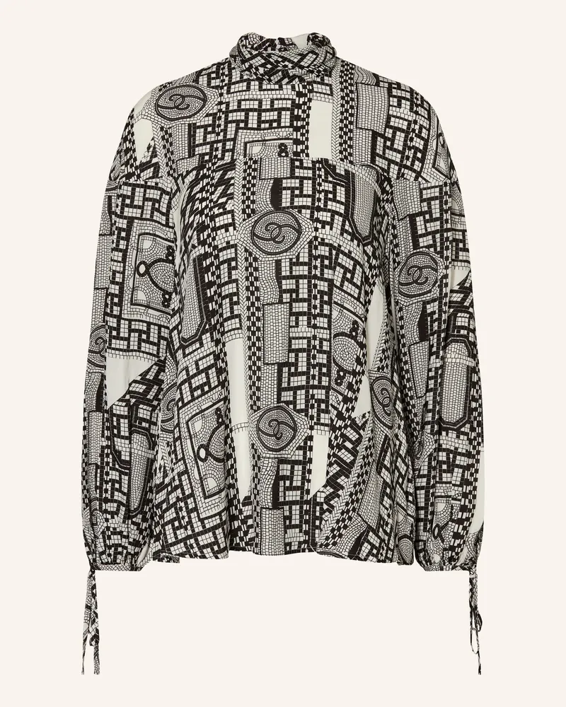 Reiss Schluppenbluse HARRY Hellgrau