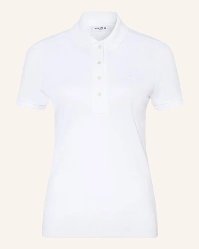 Lacoste Piqué-Poloshirt weiss Weiss