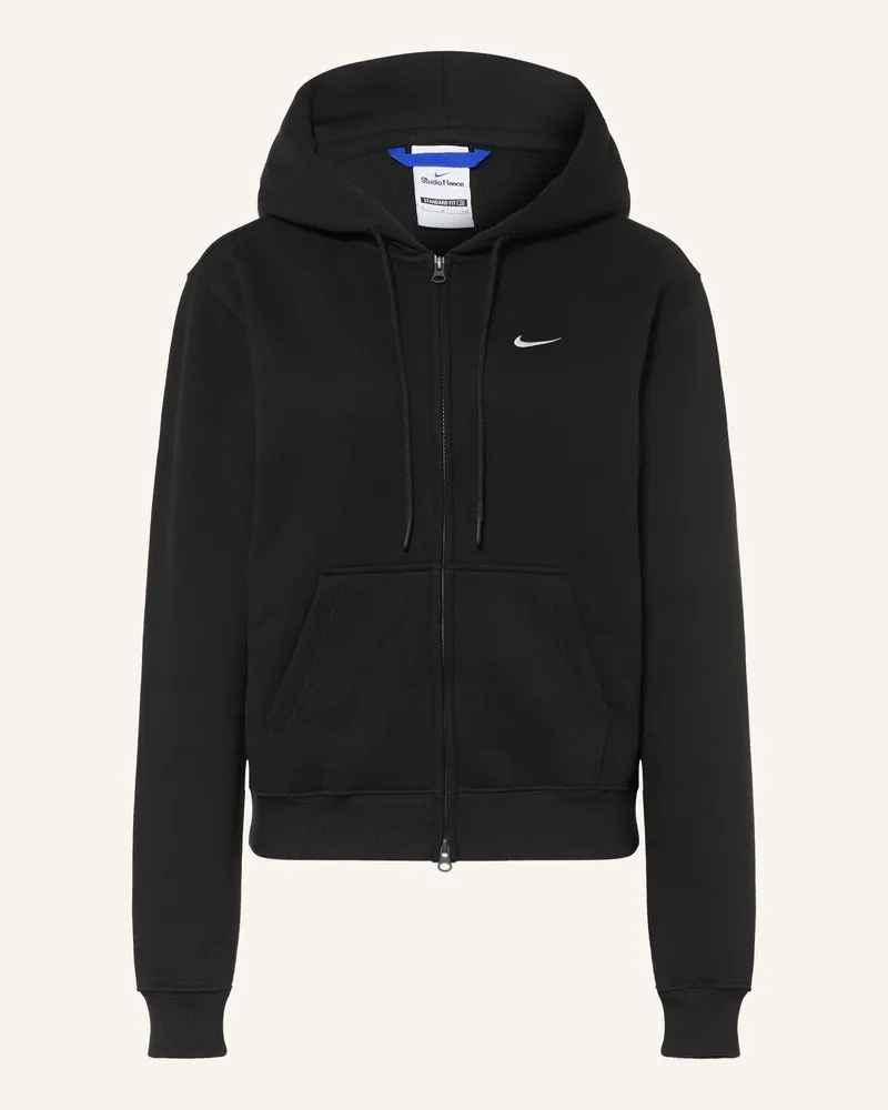 Nike Sweatjacke Studio schwarz Schwarz