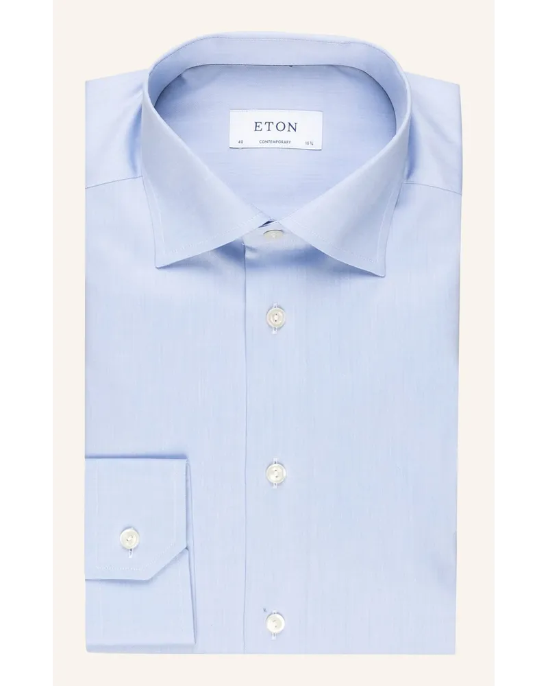 Eton Hemd Contemporary Fit Blau