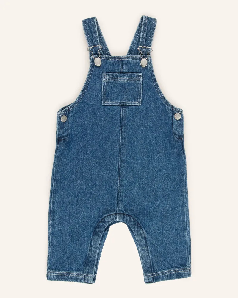 Petit Bateau Jeans-Latzhose blau 01