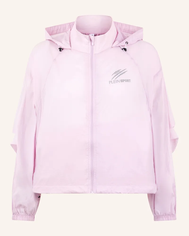 Philipp Plein Plein Sport Windbreaker Jacket Scratch rosa Rosa