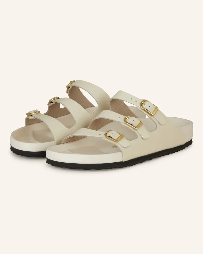 Birkenstock Pantoletten FLORIDA EXQ LENA HS Ecru