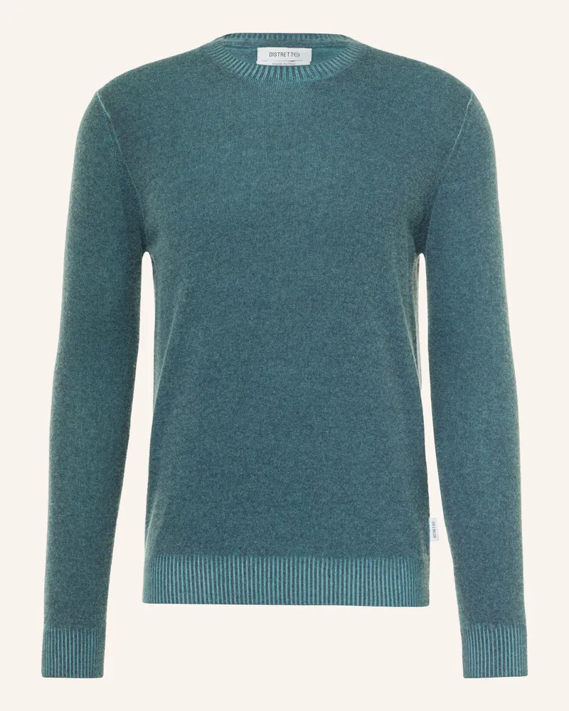 DISTRETTO12 Pullover blau Petrol