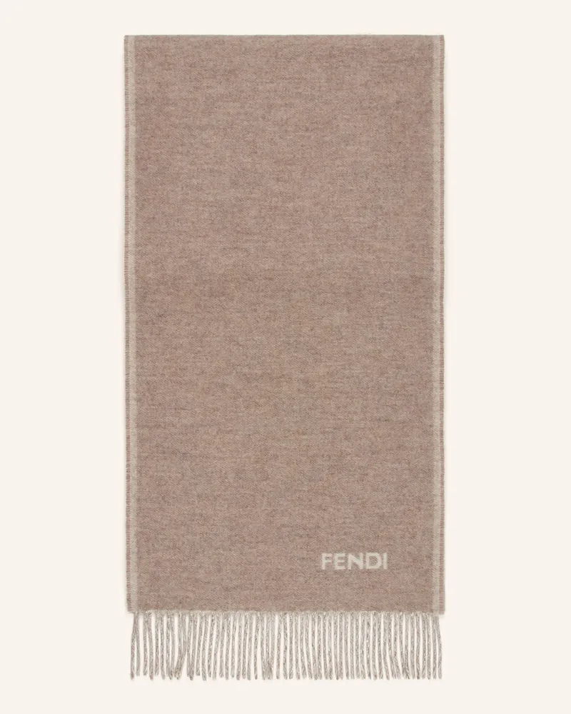 Fendi Cashmere-Schal beige Beige