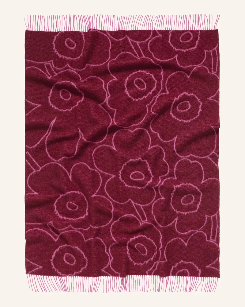 Marimekko Plaid PIIRTO UNIKKO Dunkelrot