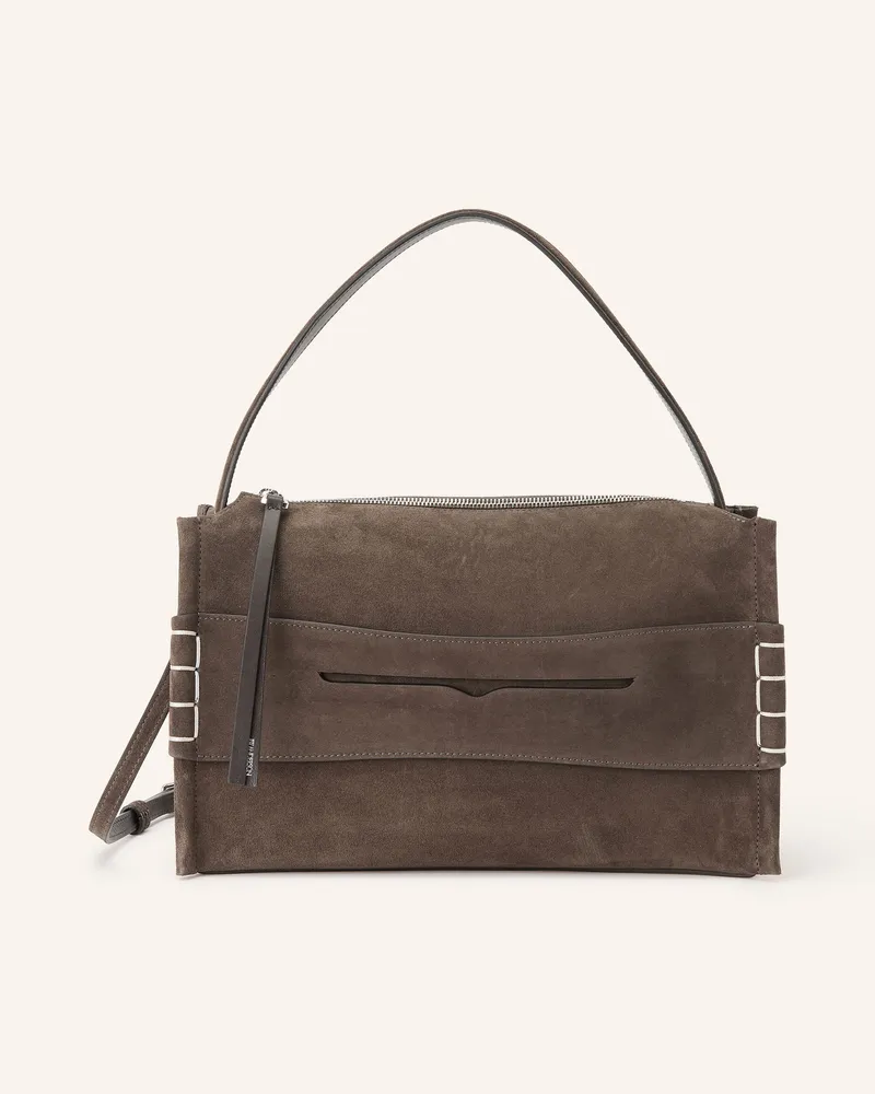 J.W.Anderson Handtasche Loafer Bag Medium braun Dunkelbraun