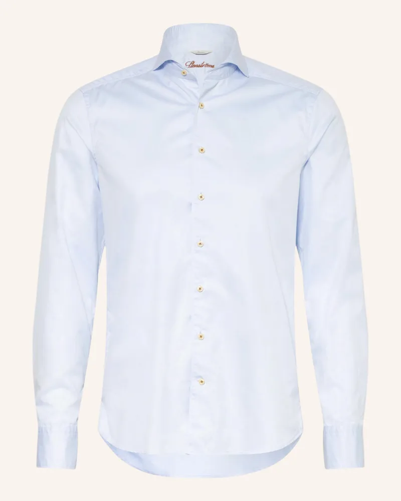 Stenströms Hemd Slim Fit blau Hellblau