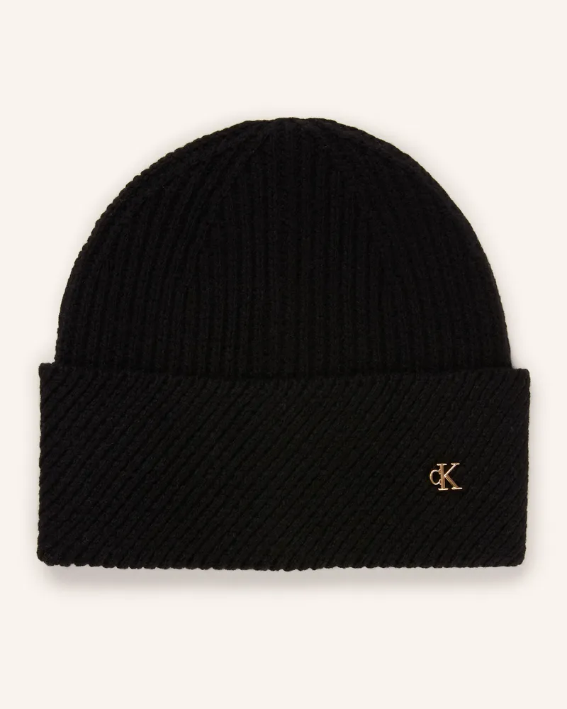 Calvin Klein Mütze schwarz Schwarz