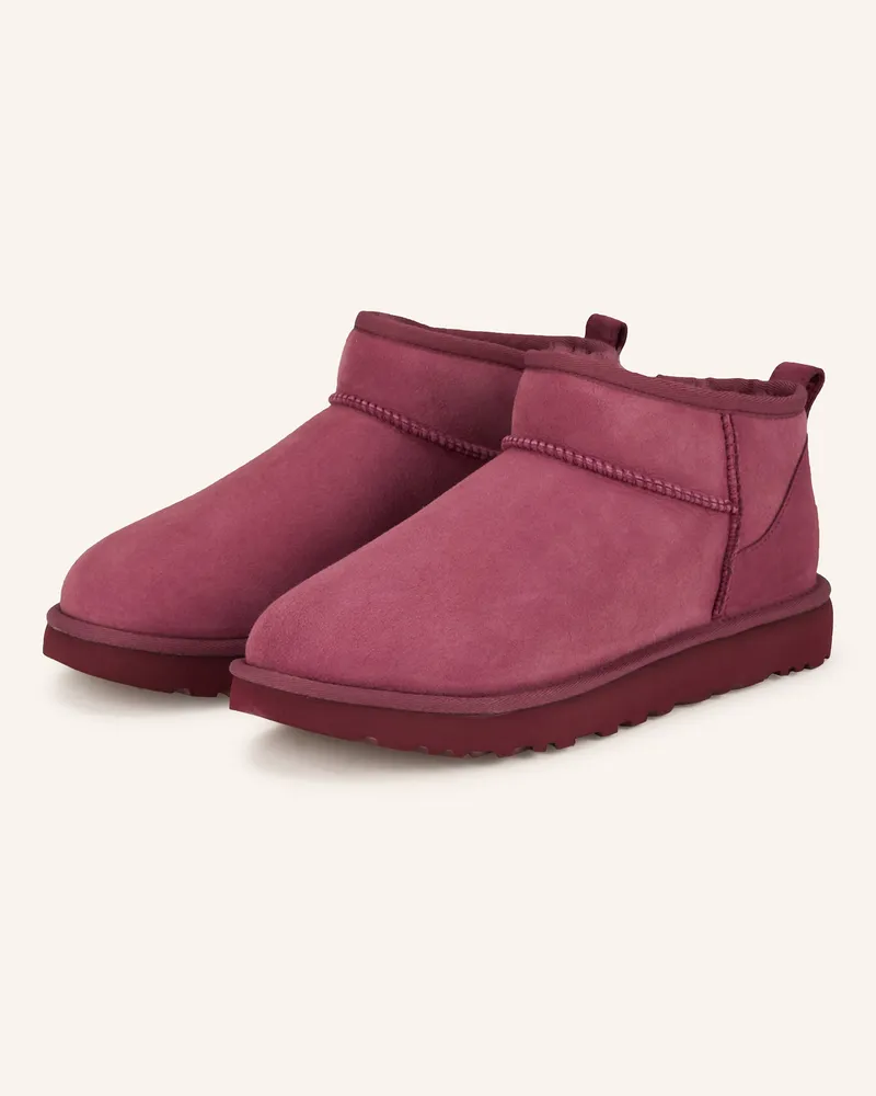 UGG Boots Classic Ultra Mini rot Fuchsia